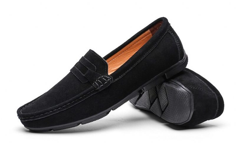 Gustav Loafers Fritidssko Til Mænd - Sort