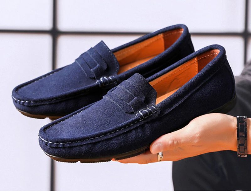 Gustav Loafers Fritidssko Til Mænd - Sort
