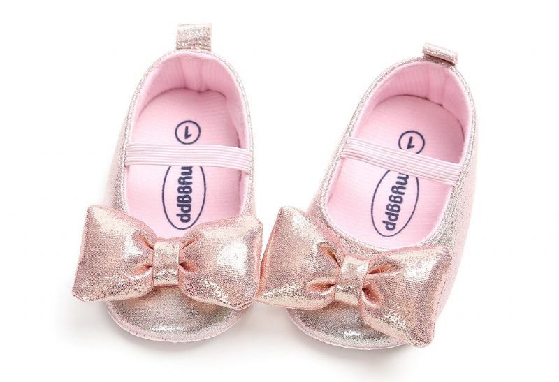 Gwen Baby Piges Flade Sko - Pink
