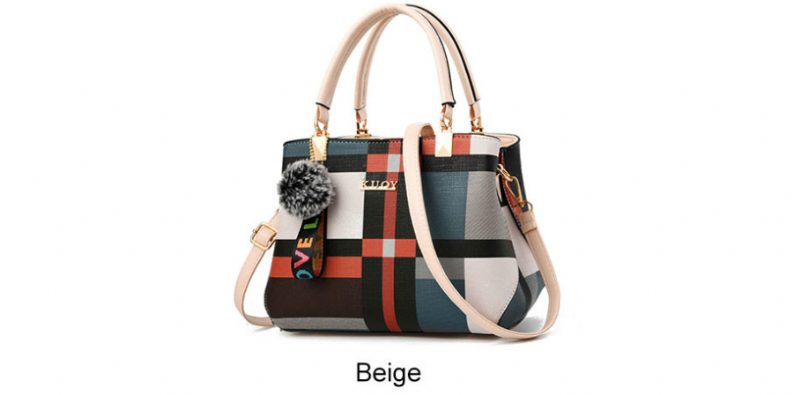 Hæklet Håndtaske Til Kvinder - Beige