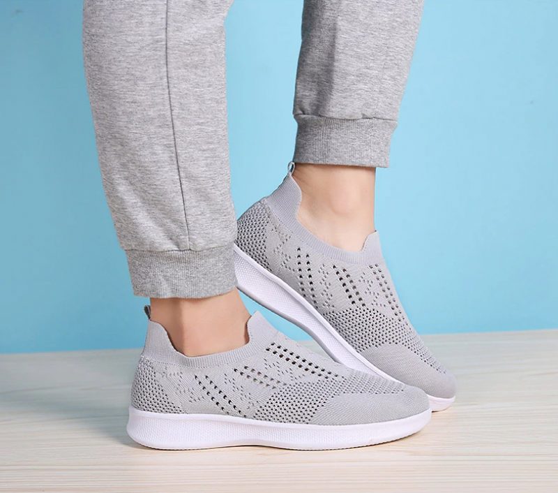 Haji Slip-on Sko Til Kvinder - Grå