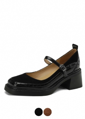Hanna Dame Læder Carving Design Pumps