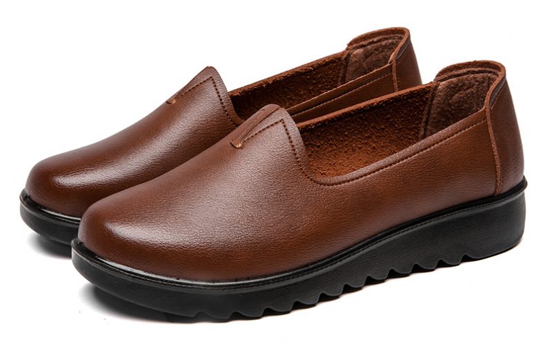 Hanny Single Comfortable Flat Loafer Sko - Sort