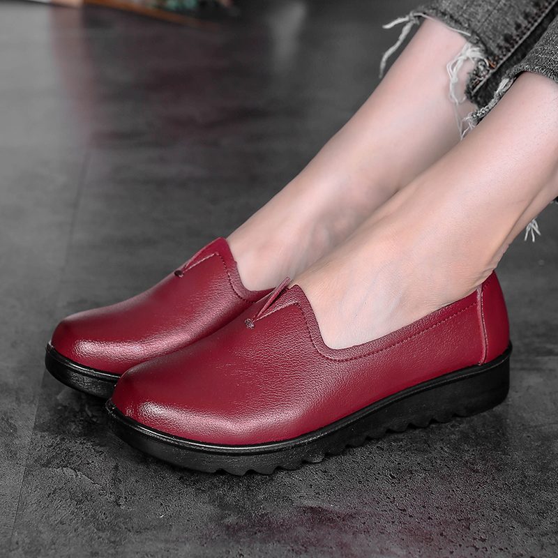 Hanny Single Comfortable Flat Loafer Sko - Sort