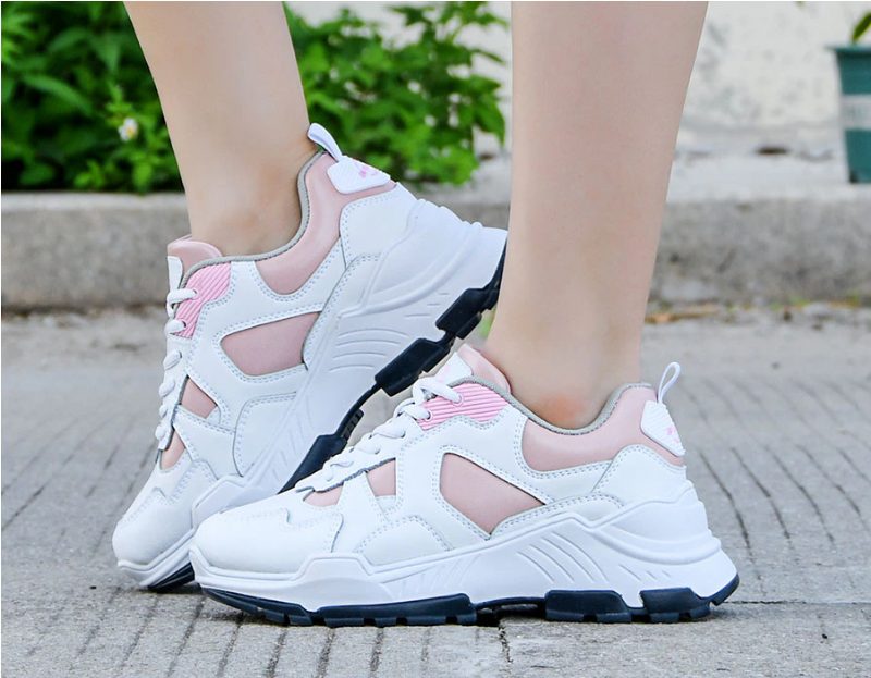 Hasper Sneaker Athletic Walking Til Kvinder - Hvid