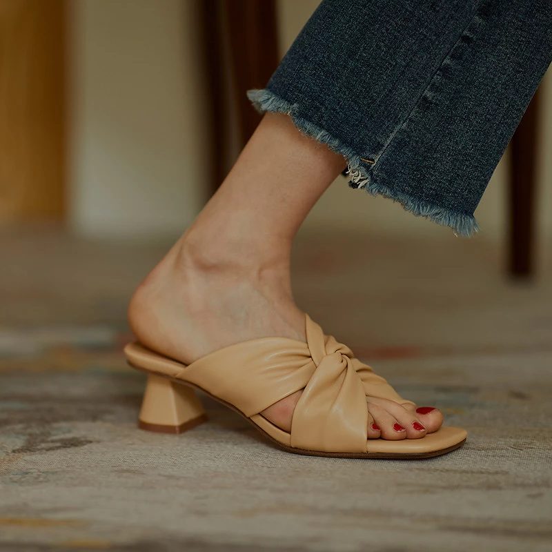 Hazel Damesandaler - Abrikos