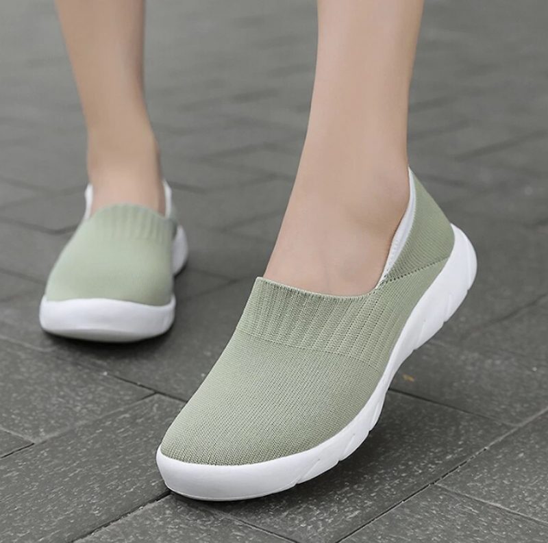 Hazel-slip-on-sko Til Kvinder - Grøn