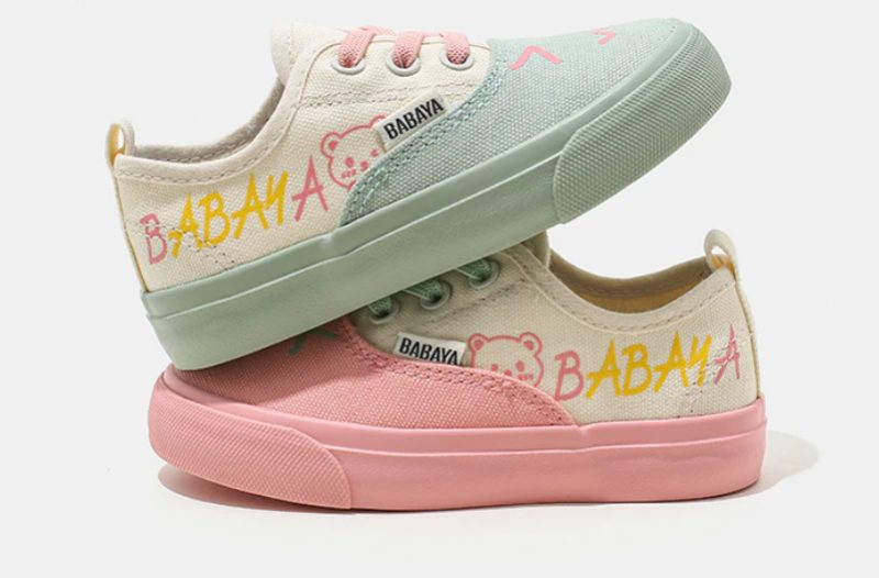 Helena Småpigers Afslappede Sneaker - Pink