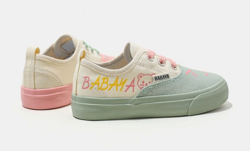 Helena Småpigers Afslappede Sneaker - Pink