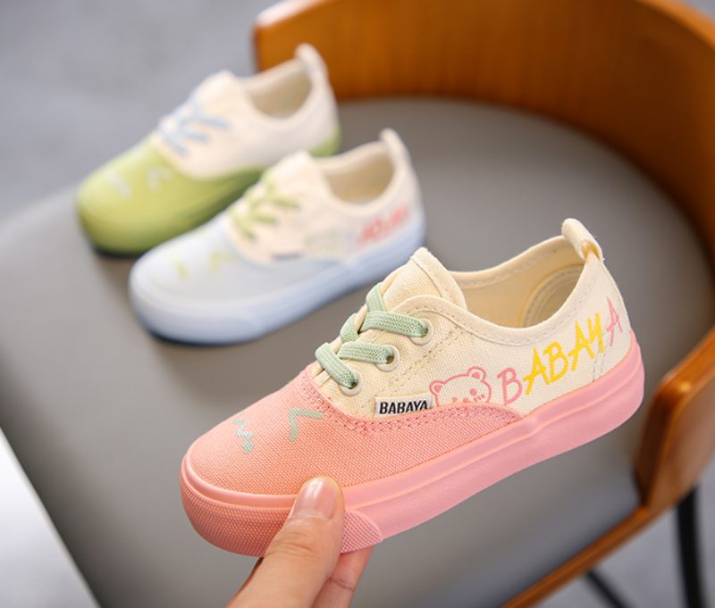 Helena Småpigers Afslappede Sneaker - Pink