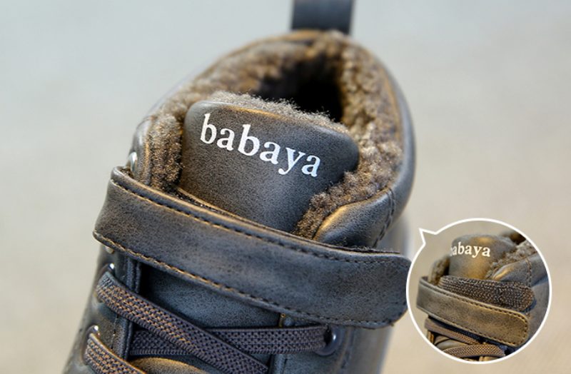 Hendri Baby High Top Sneaker Til Drenge - Grå