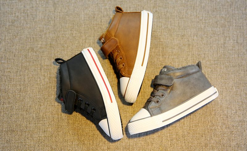 Hendri Baby High Top Sneaker Til Drenge - Grå