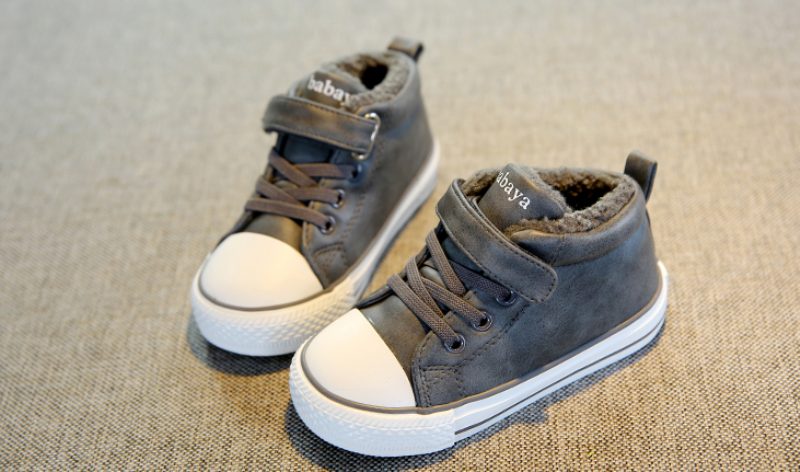 Hendri Baby High Top Sneaker Til Drenge - Grå