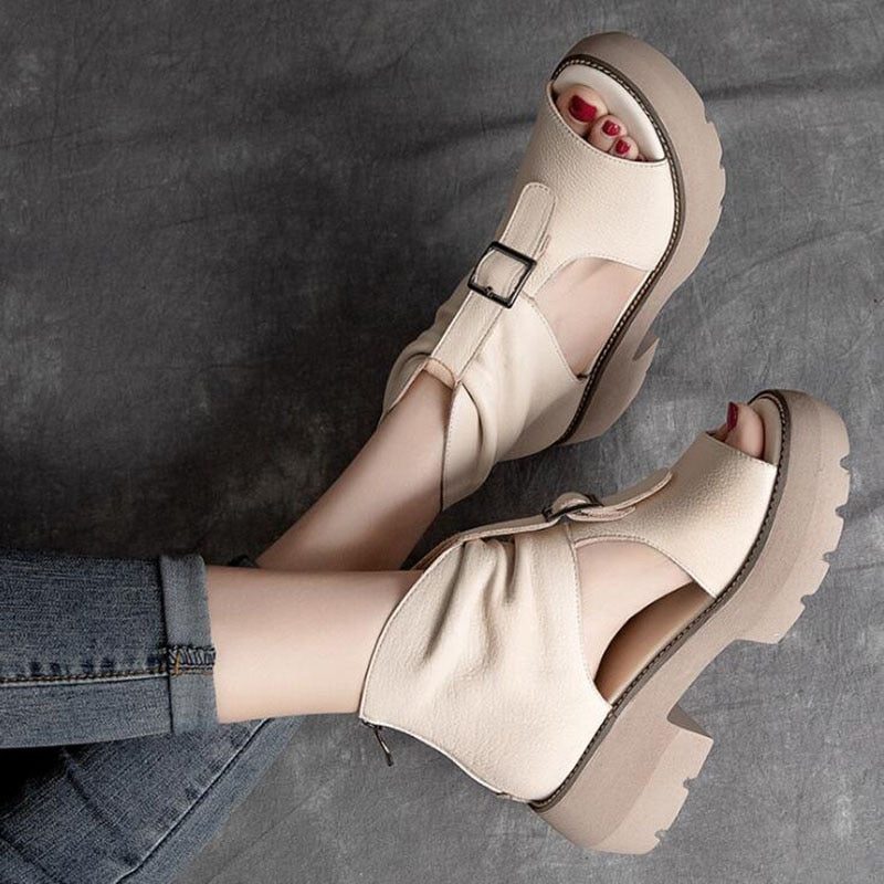 Herminia Damesandaler - Beige