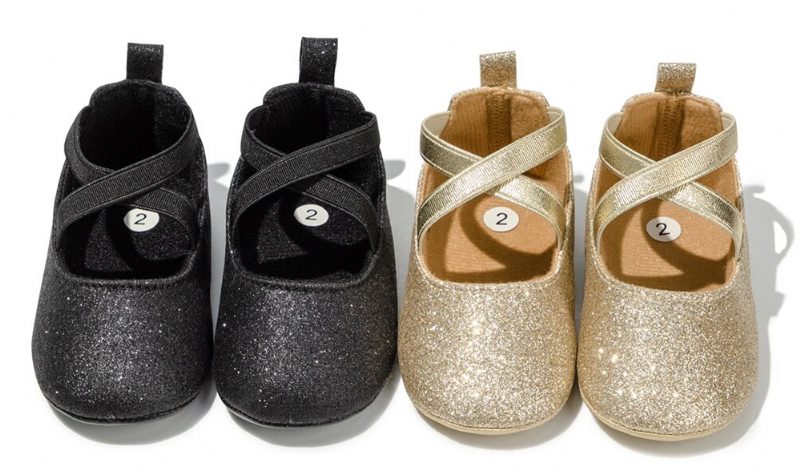 Hermione Baby Piger Flade Sko - Guld