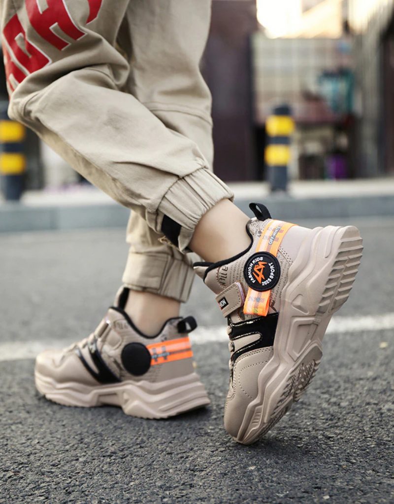Hernesto Drenge Afslappet Sneaker - Grå
