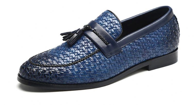 Hershel Loafers Dress Sko Til Mænd - Blå
