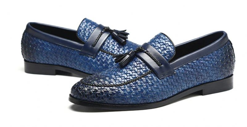 Hershel Loafers Dress Sko Til Mænd - Blå