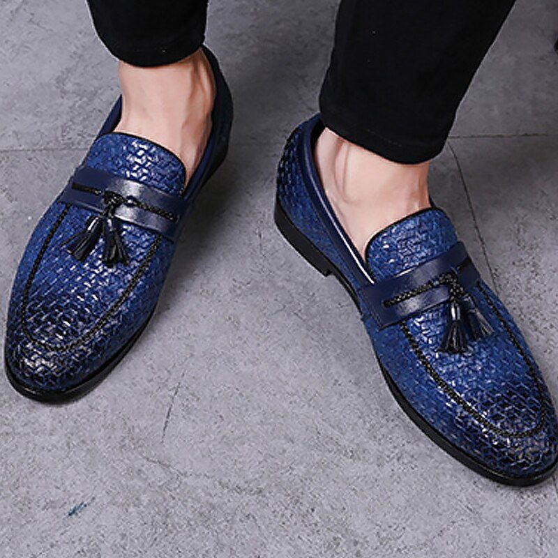 Hershel Loafers Dress Sko Til Mænd - Blå