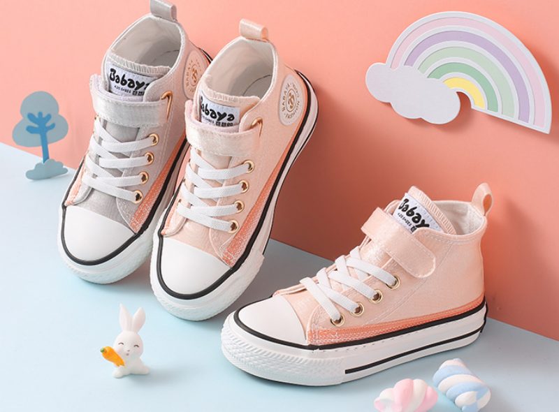 Hilaria High Top Sneaker Til Piger - Grå