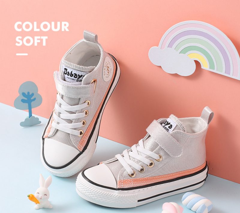 Hilaria High Top Sneaker Til Piger - Grå