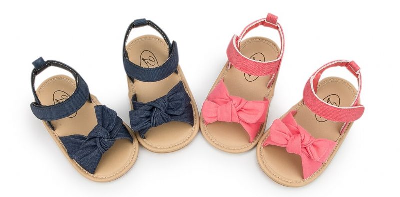 Hilary Babypigers Afslappede Sandal - Marineblå
