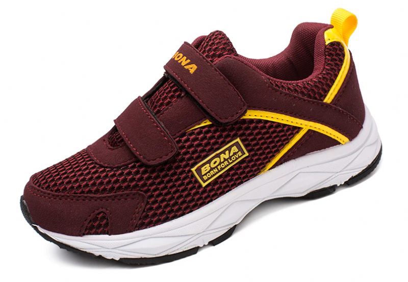 Hilderoy Unisex Casual Sneaker Til Børn - Bordeauxrød