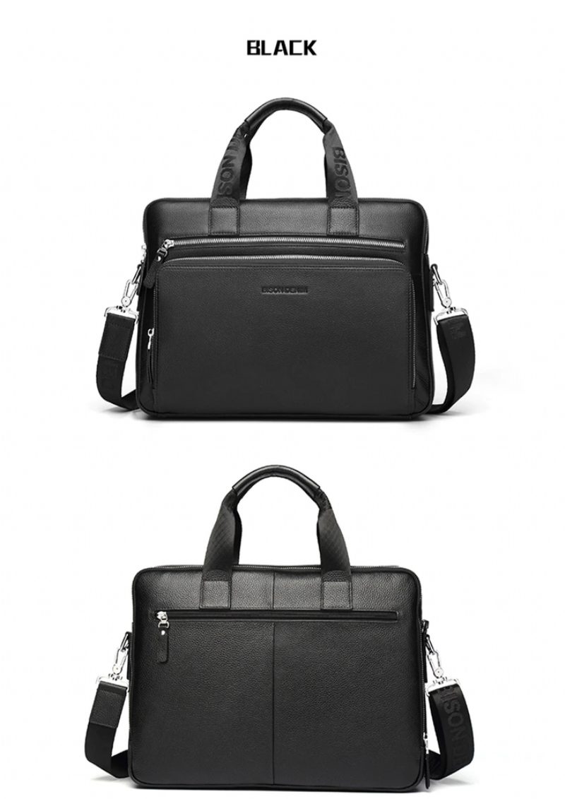 Hillman Crossbody-håndtaske Til Mænd - Sort