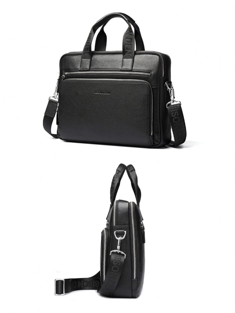Hillman Crossbody-håndtaske Til Mænd - Sort