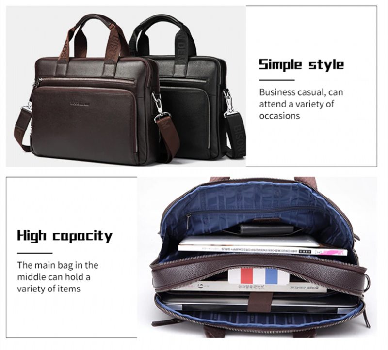Hillman Crossbody-håndtaske Til Mænd - Sort