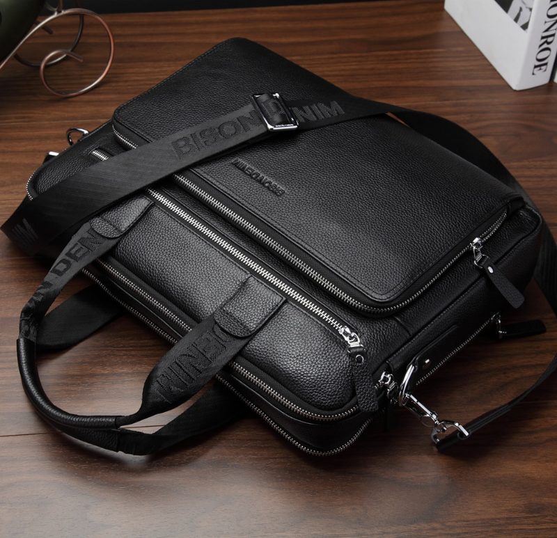 Hillman Crossbody-håndtaske Til Mænd - Sort