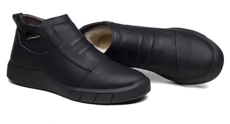 Historia Slip-on Støvler Til Mænd - Sort