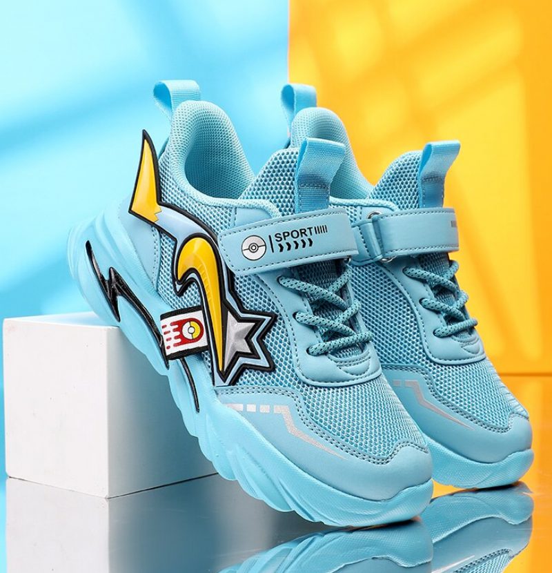 Hoaran Modesneaker Til Drenge - Blå