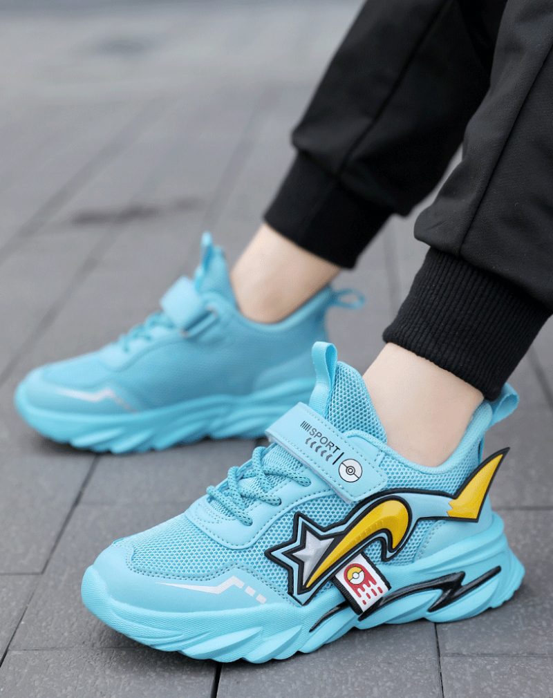 Hoaran Modesneaker Til Drenge - Blå