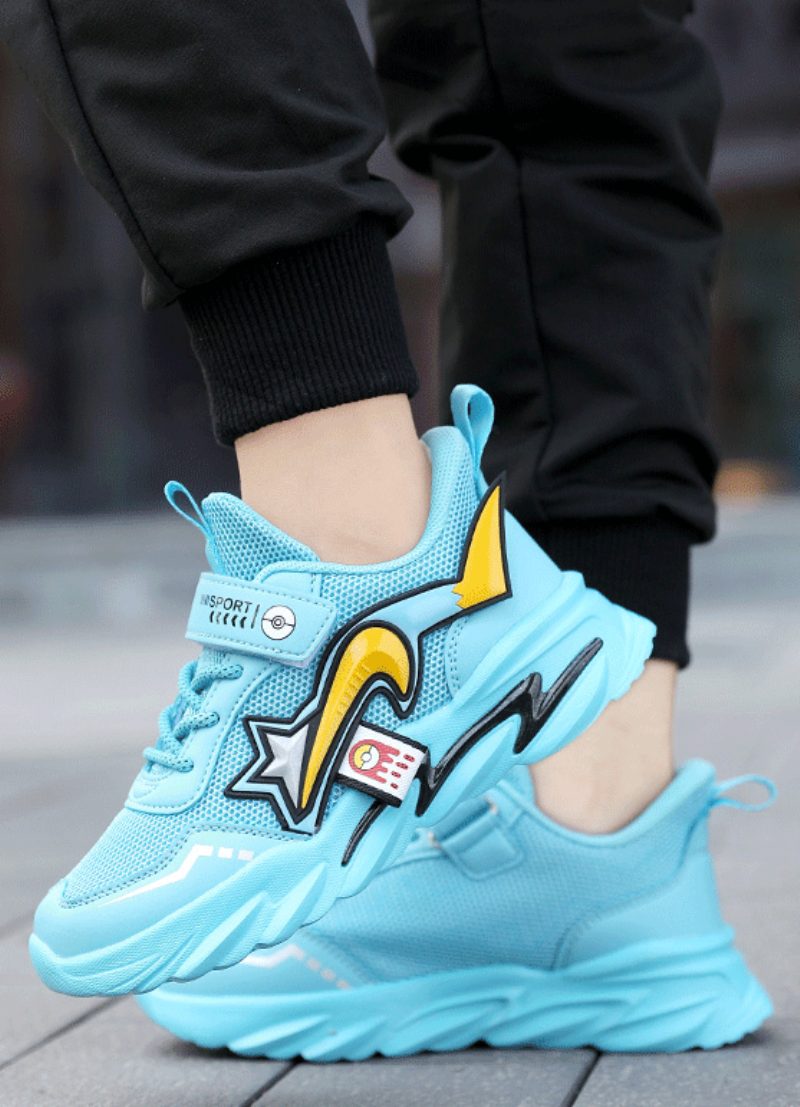 Hoaran Modesneaker Til Drenge - Blå