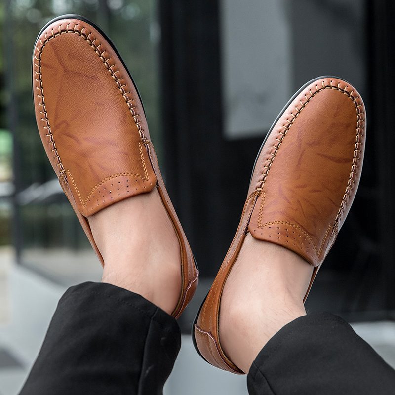 Hunter Loafers Dress Sko Til Mænd - Brun