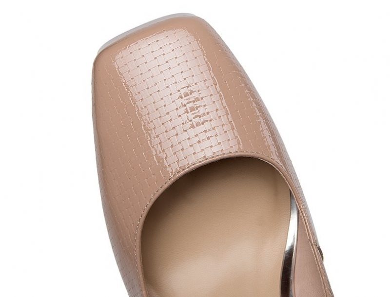 Idaly Damehæle Pumps - Abrikos