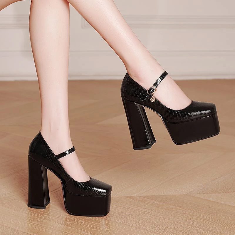 Idaly Damehæle Pumps - Abrikos
