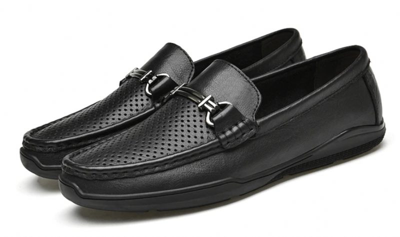 Ildreth Loafers Luksussko Til Mænd - Sort