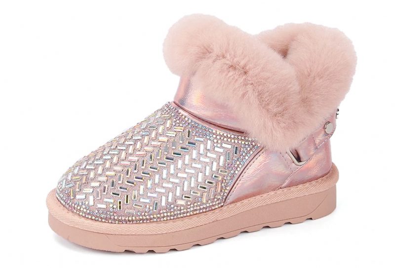 Indira Piges Varme Støvle - Pink pels