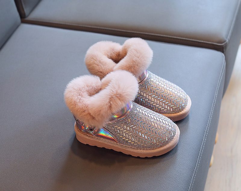 Indira Piges Varme Støvle - Pink pels