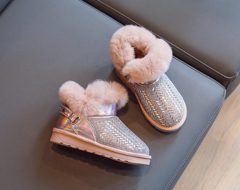 Indira Piges Varme Støvle - Pink pels