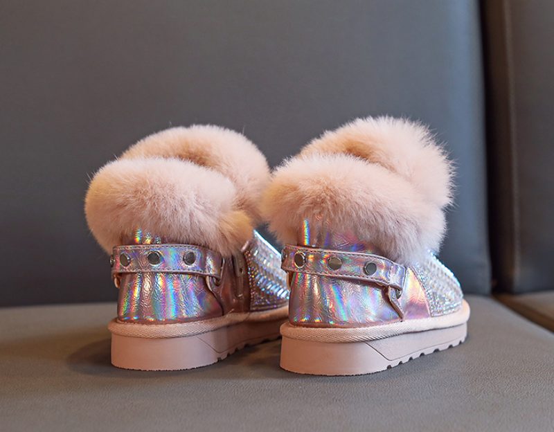 Indira Piges Varme Støvle - Pink pels