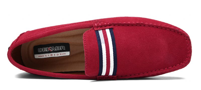 Irving Loafers Dress Sko Til Mænd - Rød