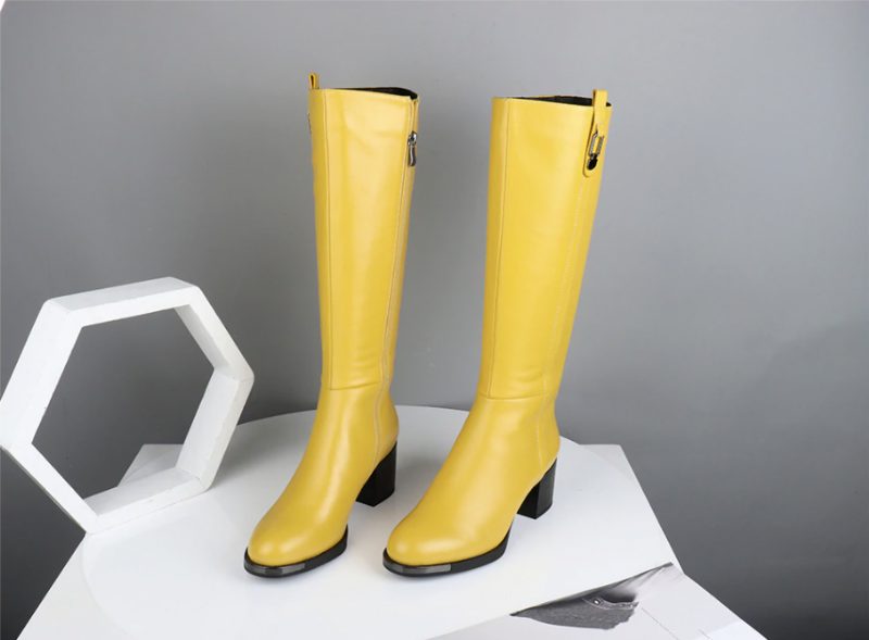 Isabel Boots Knælængde - Gul