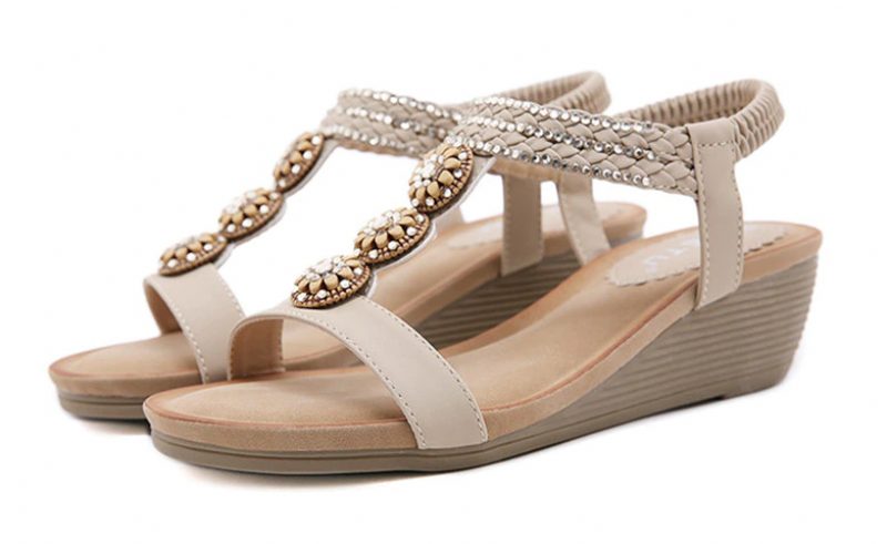 Isabel Fashion Sandal Til Kvinder Med Åben Tå - Beige