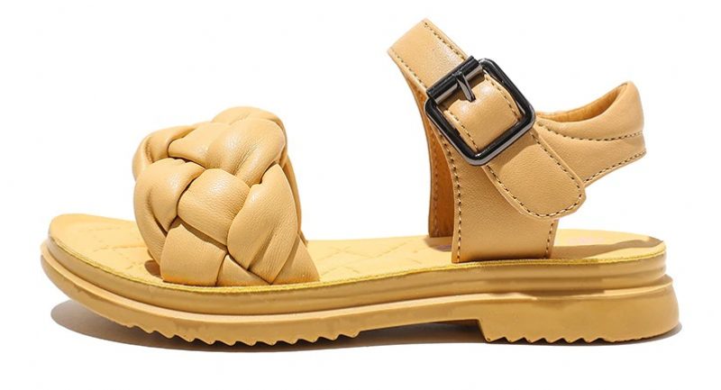 Isabel-pigekjole Sandal - Gul