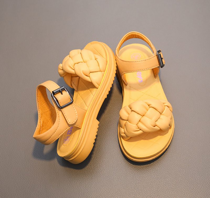 Isabel-pigekjole Sandal - Gul