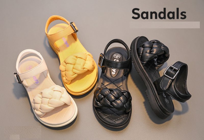 Isabel-pigekjole Sandal - Gul