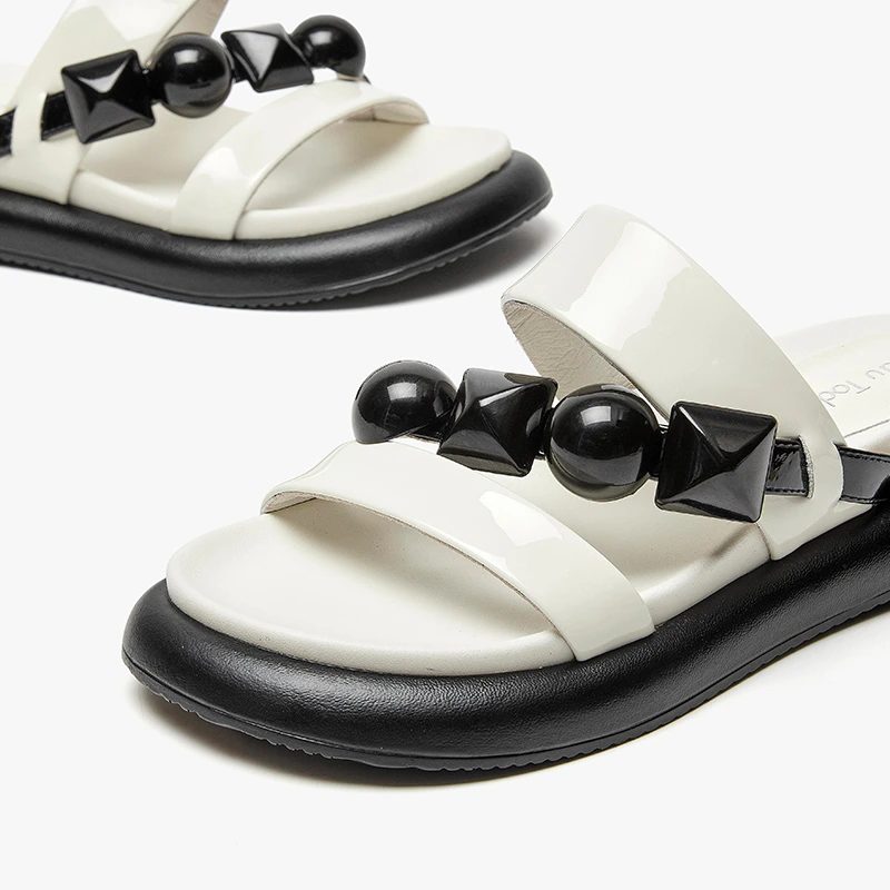 Isis Flad Sandal Til Kvinder - Grønne n